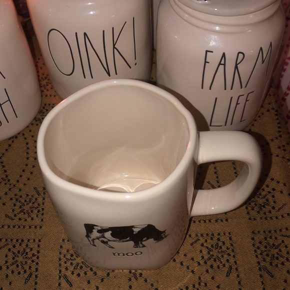 Rae Dunn MOO Mug (Darker Cow) - Picture 2 of 7